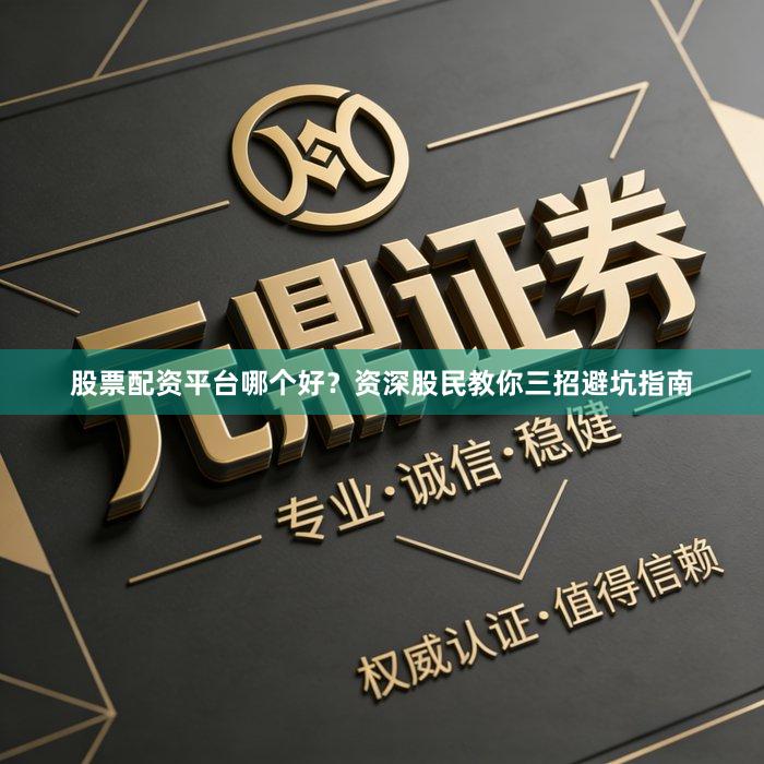 股票配资平台哪个好？资深股民教你三招避坑指南