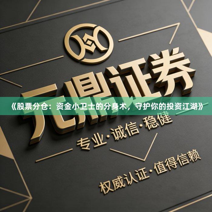 《股票分仓：资金小卫士的分身术，守护你的投资江湖》