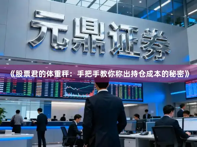 《股票君的体重秤：手把手教你称出持仓成本的秘密》